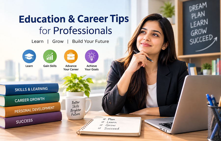 Education and career tips for professionals, learning and professional development