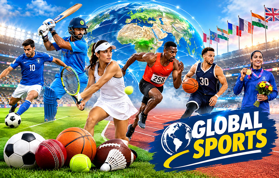 Global sports, international athletes, major sporting events and sports innovation